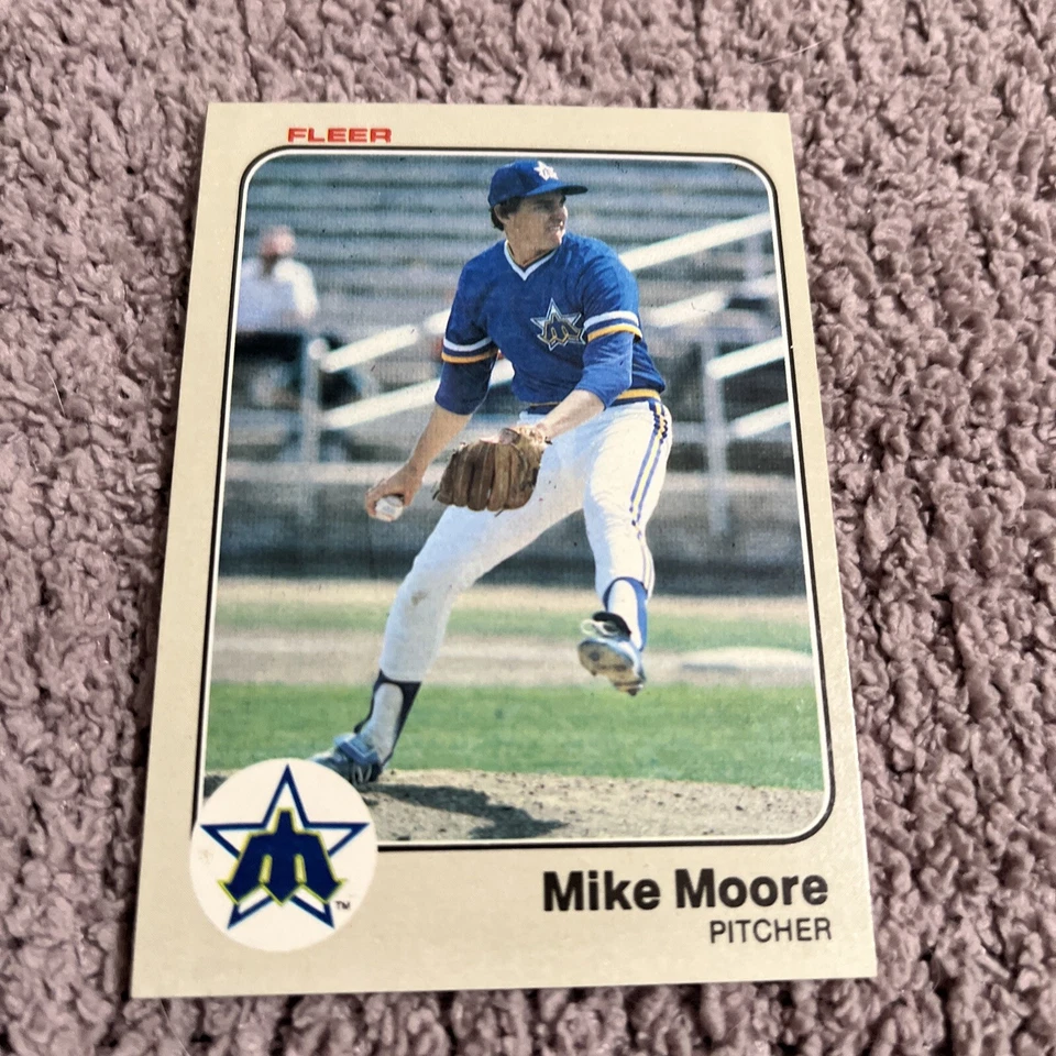 1983 Fleer Baseball Mike Moore RC #482 Seattle Mariners - Image 1 of 1