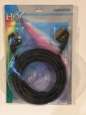 Cavo 5m SCART maschio 21 poli prolunga presa per tv decoder satellitare dvd vhs - Immagine 1 di 3