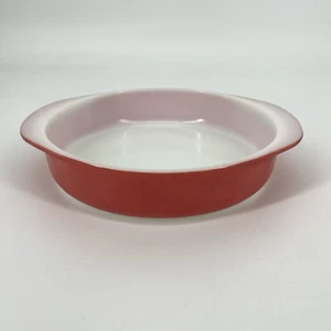 Vintage PYREX Pink Flamingo 221 Round Cake Pan 8-inch Handles Baking USA - Picture 1 of 6