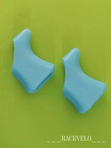 Campagnolo super record, nuovo hoods rubber brake levers Bianchi Celeste vintage - Picture 1 of 3