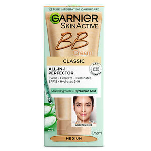 GARNIER Skin Active BB Cream Classic MEDIUM All-In-1 Perfecting Care SPF15 50ml