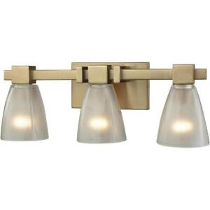 ELK Lighting 11992/3 Ensley 3 Light 20 inch Satin Brass Vanity Light Wall Light