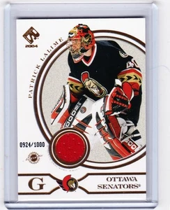 03-04 2003-04 PRIVATE STOCK PATRICK LALIME JERSEY /1000 187 OTTAWA SENATORS - Picture 1 of 1