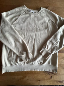weekday Herren Paris Sweatshirt Pullover Größe XL sandfarben Basic - Bild 1 von 7