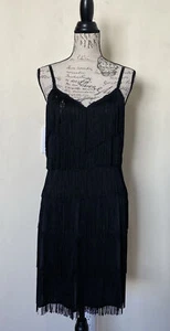 Vassarette Black All over Fringe Size 38A - Picture 1 of 6