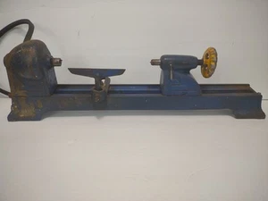 ¿Compañero vintage Sears Dunlap? Torno de madera de mesa miniatura antiguo C3 - Imagen 1 de 21