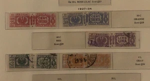 Italy Scott# Q26/ /Q33 year 1927-34 used - Picture 1 of 1