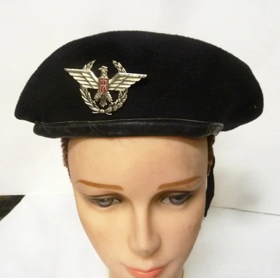 BASCO DA GENERALE ESERCITO ANNI 50 modello CANADIAN CAPPELLO COPRICAPO - Immagine 1 di 4
