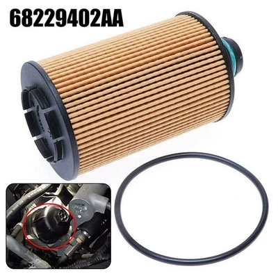 Oil Filter Kit Front Oil Filter Kit 66 Mm 68229402AA K68109834AA 1J910025 - Image 1 of 4