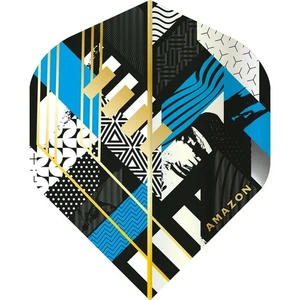 Amazon Abstract No2 Black Dart Flights - Picture 1 of 6