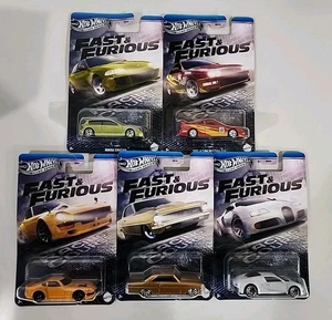 Neu 2025 Hot Wheels Fast & Furious Silver Series Racing Course Set 5 Autos - Bild 1 von 6