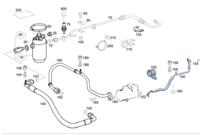 Línea de refrigerante original Mercedes-Benz 463-830-12-15 Foto 1 de 2