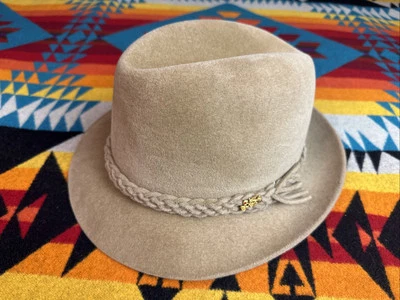 Gorra Golden Coach By Dobbs de fieltro de piel genuina de colección 7 1/4 Foto 1 de 4