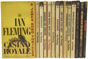 Ian Lancaster FLEMING / Ian Fleming's James Bond novels Complete set of Signet - Picture 1 of 6