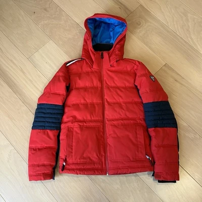 Rossignol Hiver Polydown Ski Jacket In Red *Stain Boy’s 14 - Image 1 of 4