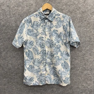 Camisa informal con botones Van Heusen para hombre, ajuste clásico, azul floral, S/P 14-14,5 - Imagen 1 de 10
