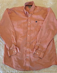 Cinch Hemd Herren Medium Karomuster Knopfleiste Langarm Western Rodeo EUC - Bild 1 von 12