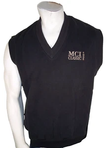 Neu Firethorn Large schwarz dicker Baumwollpullover/Weste MCI Classic Harbour Town - Bild 1 von 5