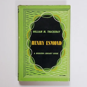 Henry Esmond by William Thackeray Modern Library HC DJ - Picture 1 of 24