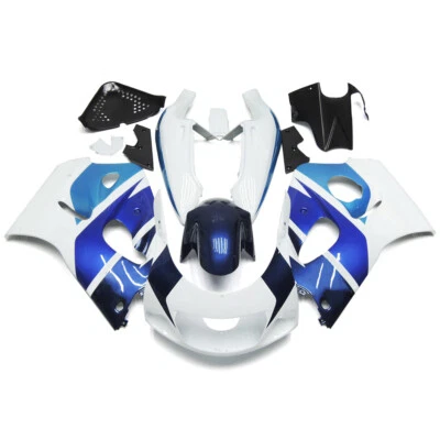 ABS Fairings Kit for Suzuki GSXR600 GSXR750 1996-1999 97 98 Body Kit White Blue — 第 1/4 张图片