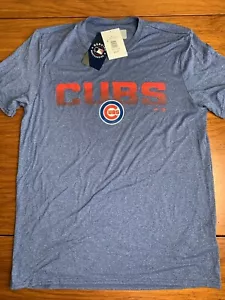 Nueva con etiquetas Camiseta Majestic MLB Chicago Cubs Para Hombre Talla Mediana Azul Rojo Logo $25 - Imagen 1 de 4