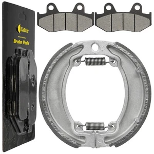 Front Brake Pads & Rear Brake Shoes for Honda CR125R CR250R CR500R 1986 - Picture 1 of 7