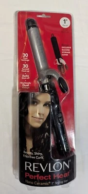 Revlon Perfect Heat Nano Ceramic Model RVIR1014C 1" Styling Iron SEALED NEW - Image 1 of 2