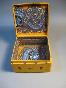 Vintage Marat Avignon Cotton Covered Box France - Picture 1 of 5