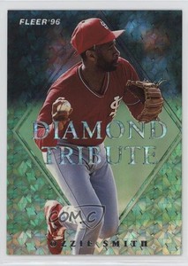 1996 Fleer Update Diamond Tribute Ozzie Smith #9 HOF
