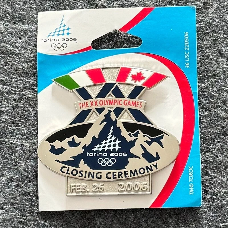 都灵 2006 年冬季奥运会封闭式纪念徽章 — 第 1/1 张图片