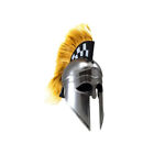 Medieval Greek Corinthian Warrior Silver Armor Helmet 18G Steel Armor Full Knigh