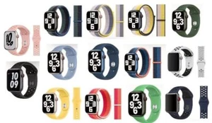 Original Apple Watch Armband verschiedene Farben für 41-45mm Armbänder Neu - Bild 1 von 16