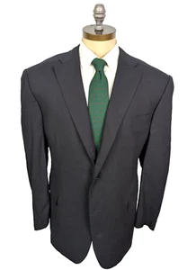 CANALI 1934 Giacca Tuta Doppia Ventola 100% Lana Blu Navy Tg 62R IT 50R US - Foto 1 di 6