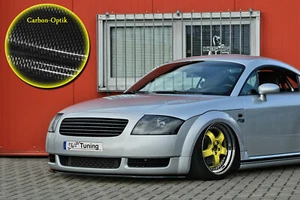 Espada alerón alerón delantero labio de ABS para Audi TT 8N con homologación óptica carbono - Imagen 1 de 3