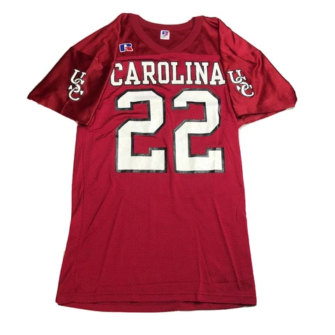 South Carolina Gamecocks Football Vintage 90s Russell Athletic Game Jersey #22 Cover