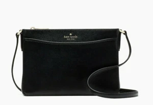 Kate Spade rory Leather Crossbody ~NWT~ Black - Picture 1 of 4