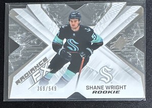 22-23 Upper Deck SPX RADIANCE FX ROOKIE RC Shane Wright Silver Parallel 369/549