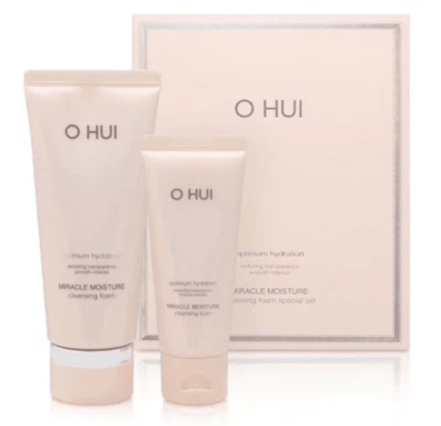 O HUI Korea Miracle Moisture Cleansing Foam Special Set 200ml 100ml US SELLER Foto 1 de 4