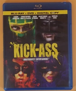KICK-ASS. BLU-RAY, DVD, DIGITAL COPY DISCS. W/ SLIPCOVER. - Picture 1 of 4