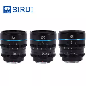 Lente de cine gran angular SIRUI Night Walker 16 mm 24 mm 35 mm 55 mm 75 mm T1.2 S35 - Imagen 1 de 24