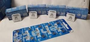 Renata 364 371 377 364 392 395 Knopfzellen Uhrenbatterie Knopfzelle für Uhr 