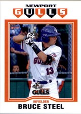 2017 Newport Gulls Choice #28 Bruce Steel Jupiter Florida FL - NM Baseball Card