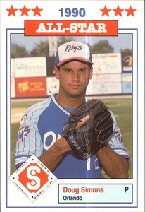 1990 Southern League All-Stars Don Jennings #19 Doug Simons