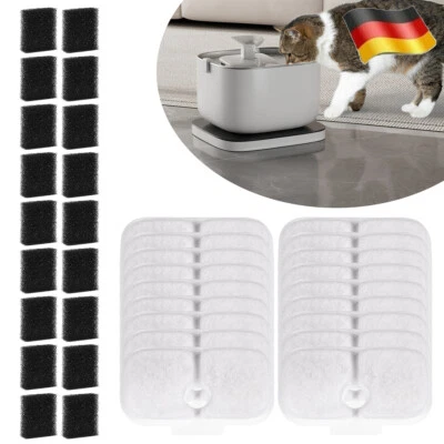 MARKENLOS 36 Packungen Ersatzfilter für Petlibro 2.5L Cat Water Fountain PLWF005 PLWF115