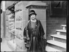 Mrs Jamieson Williams outside a building NSW 1925 2 Old Photo