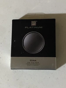 Filtro de lente UV multicapa Platinum 52 mm PT-MCUVF52 - Imagen 1 de 2