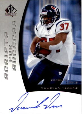 Autógrafos A2829-2005 SP auténticos guiones para el éxito #SSDD Domanick Davis Foto 1 de 2