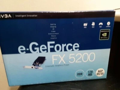 e-GeForce FX 5200 gaming, imaging, 3 D, video entertainment, Cinemantic Graphics - Image 1 of 3