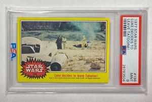 1977 Star Wars O-Pee-Chee Series 3 Luke Decides to Leave Tatooine! PSA 9 Low Pop