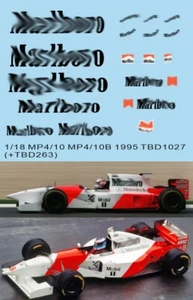 1/18 Decals per McLaren MP4/10 MP4/10B F1 1995 Decal TBD1027 - Picture 1 of 1